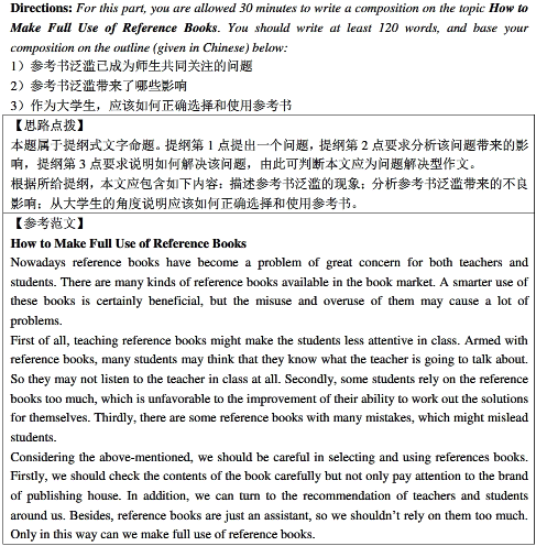 學位英語作文預測題