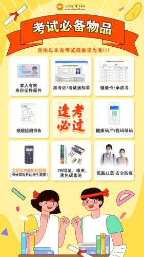 考試必備海報(bào)